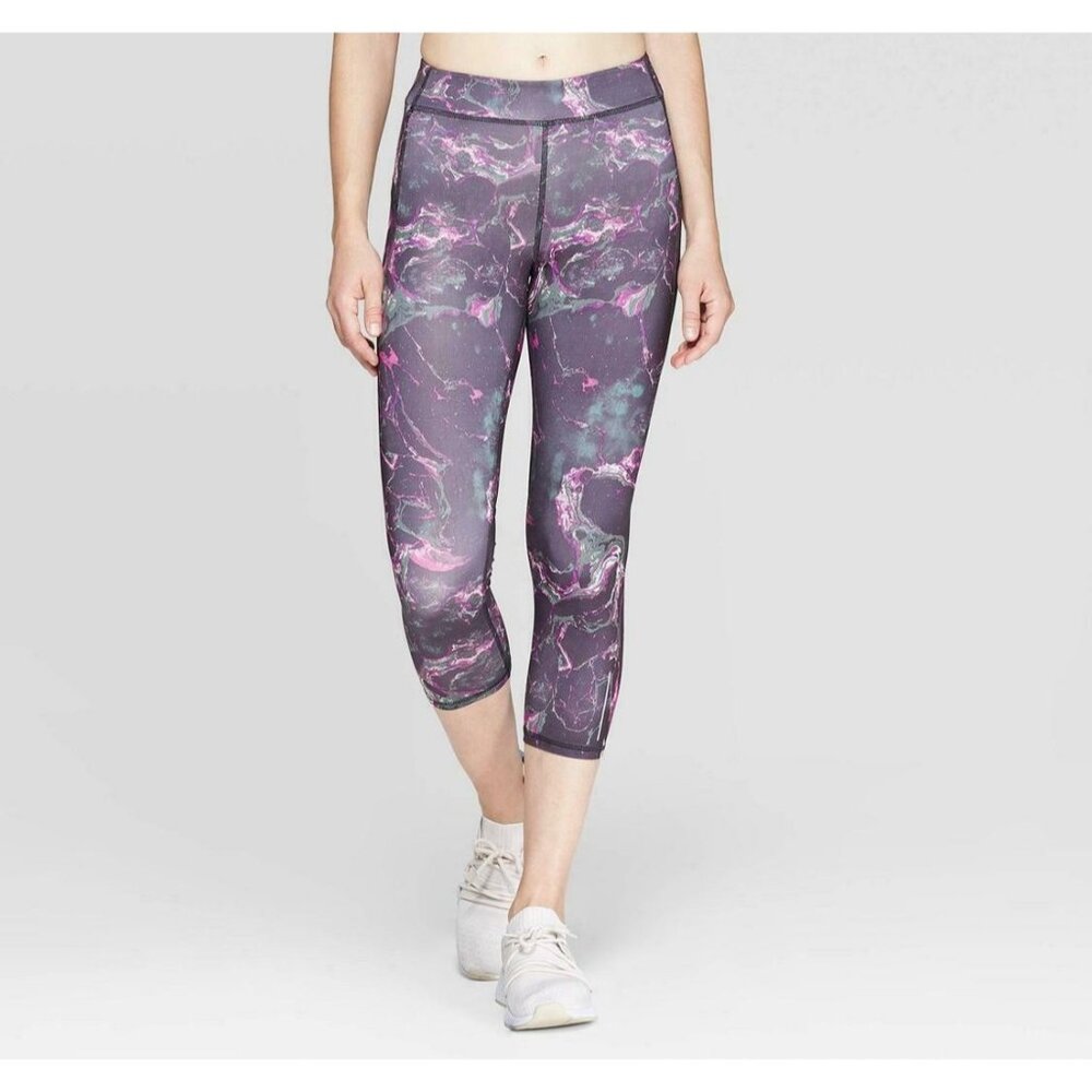 Women S Running Mid-Rise Capri Leggings 20 - C9 Champion Small